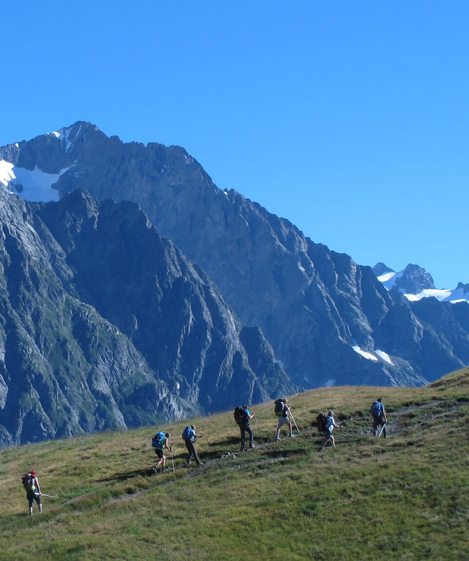 Trekking al piedi del Monte Bianco - Guide Trek Alps - Viaggi in Natura nel Mondo