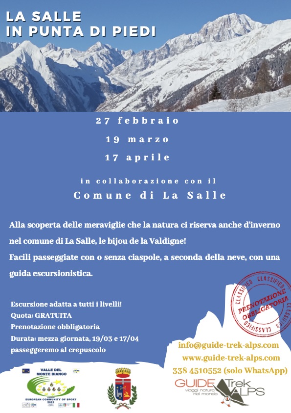 2022 La Salle - Guide Trek Alps - Viaggi Natura in mondo